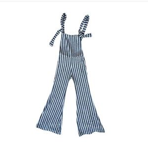Harlow Jade stretchy striped overalls